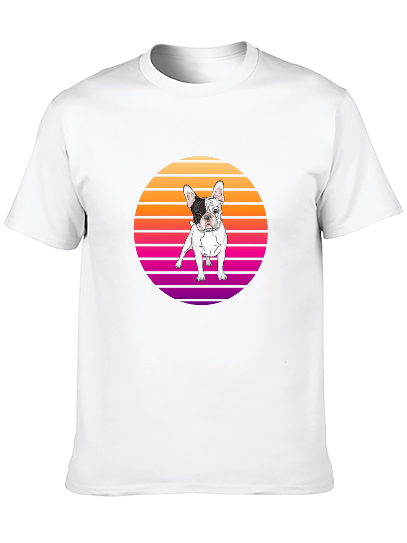 Retro French Bulldog Graphic Tee
