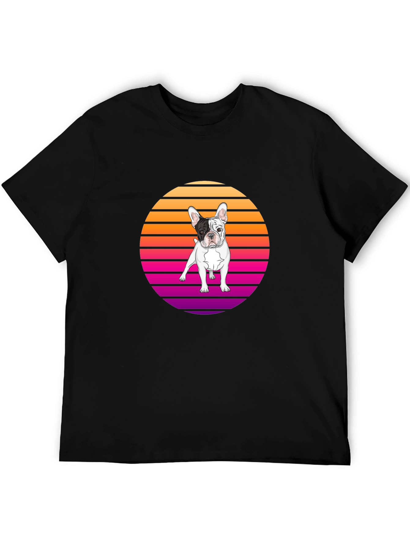 Retro French Bulldog Graphic Tee