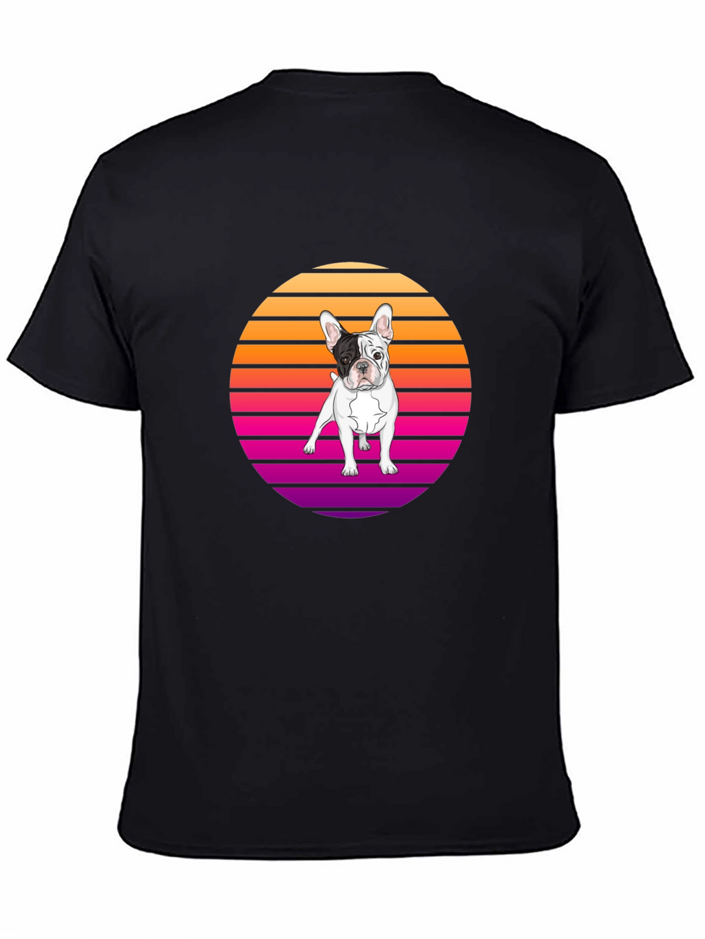 Retro French Bulldog Graphic Tee