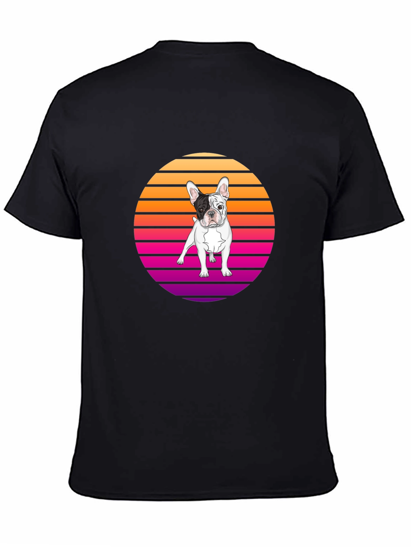 Retro French Bulldog Graphic Tee