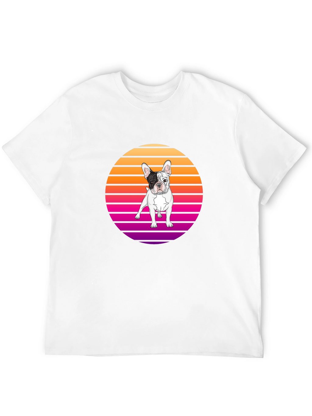 Retro French Bulldog Graphic Tee