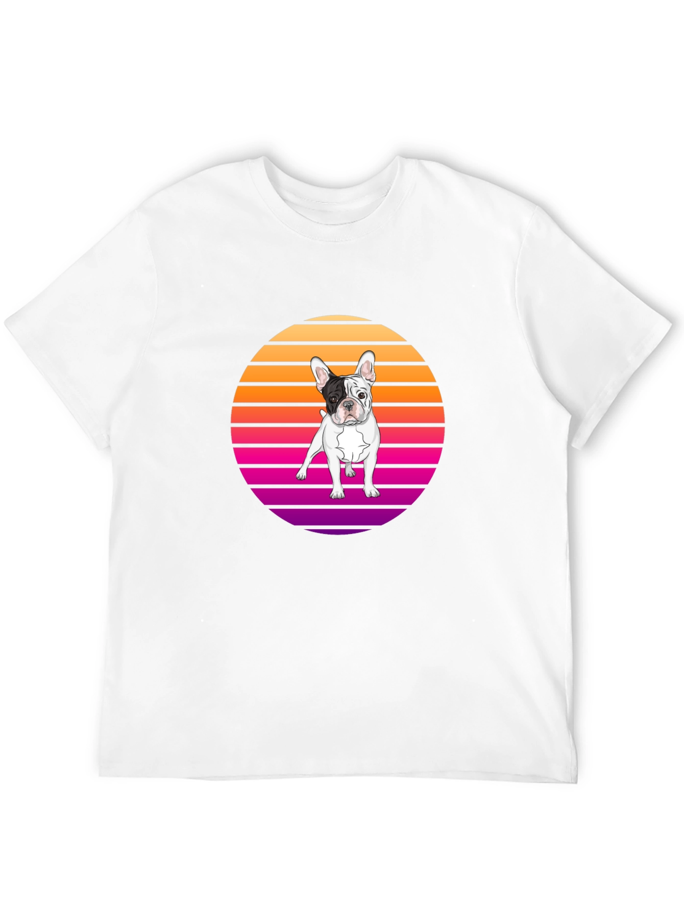 Retro French Bulldog Graphic Tee