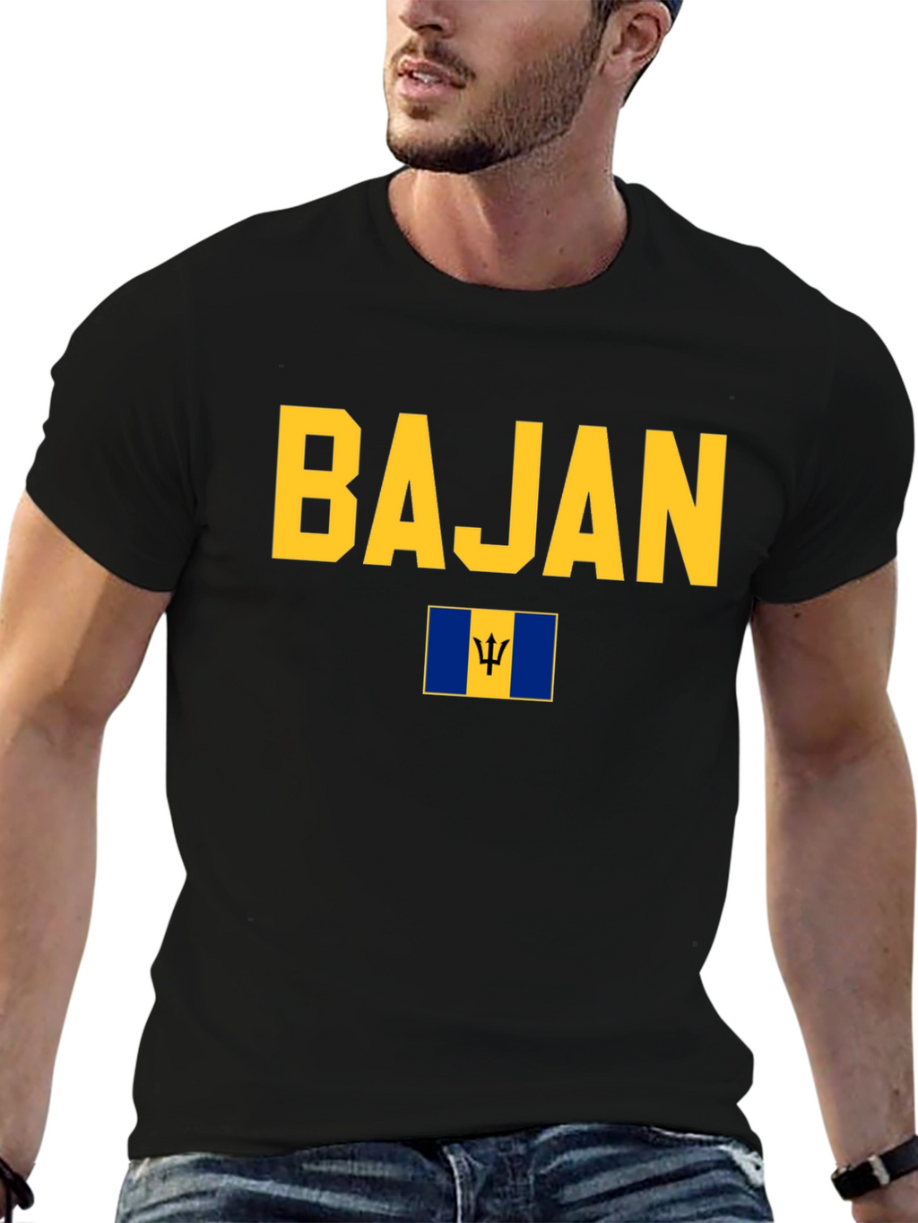 Bajan Pride T-Shirt - Barbados Flag Tee