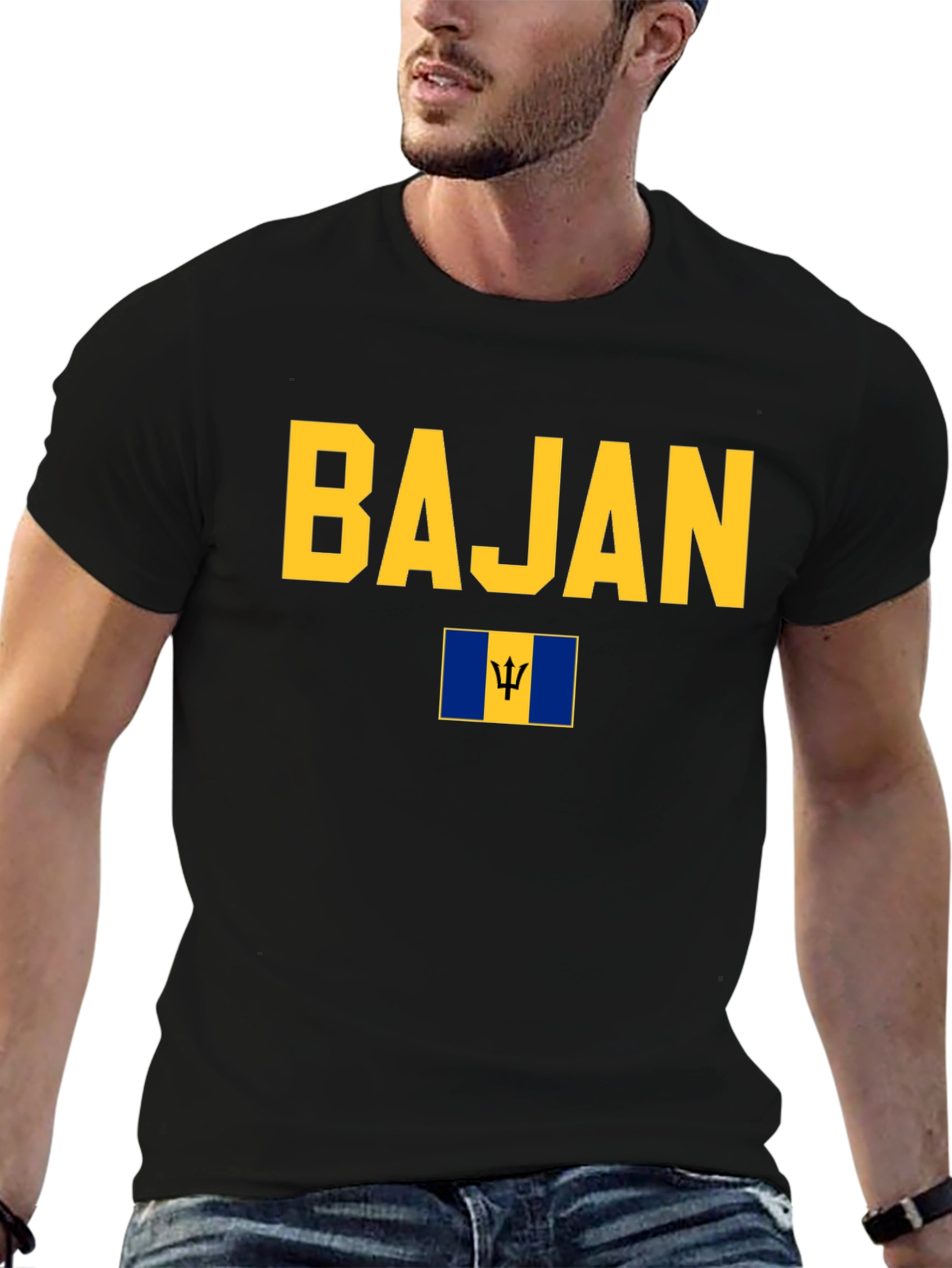 Bajan Pride T-Shirt - Barbados Flag Tee