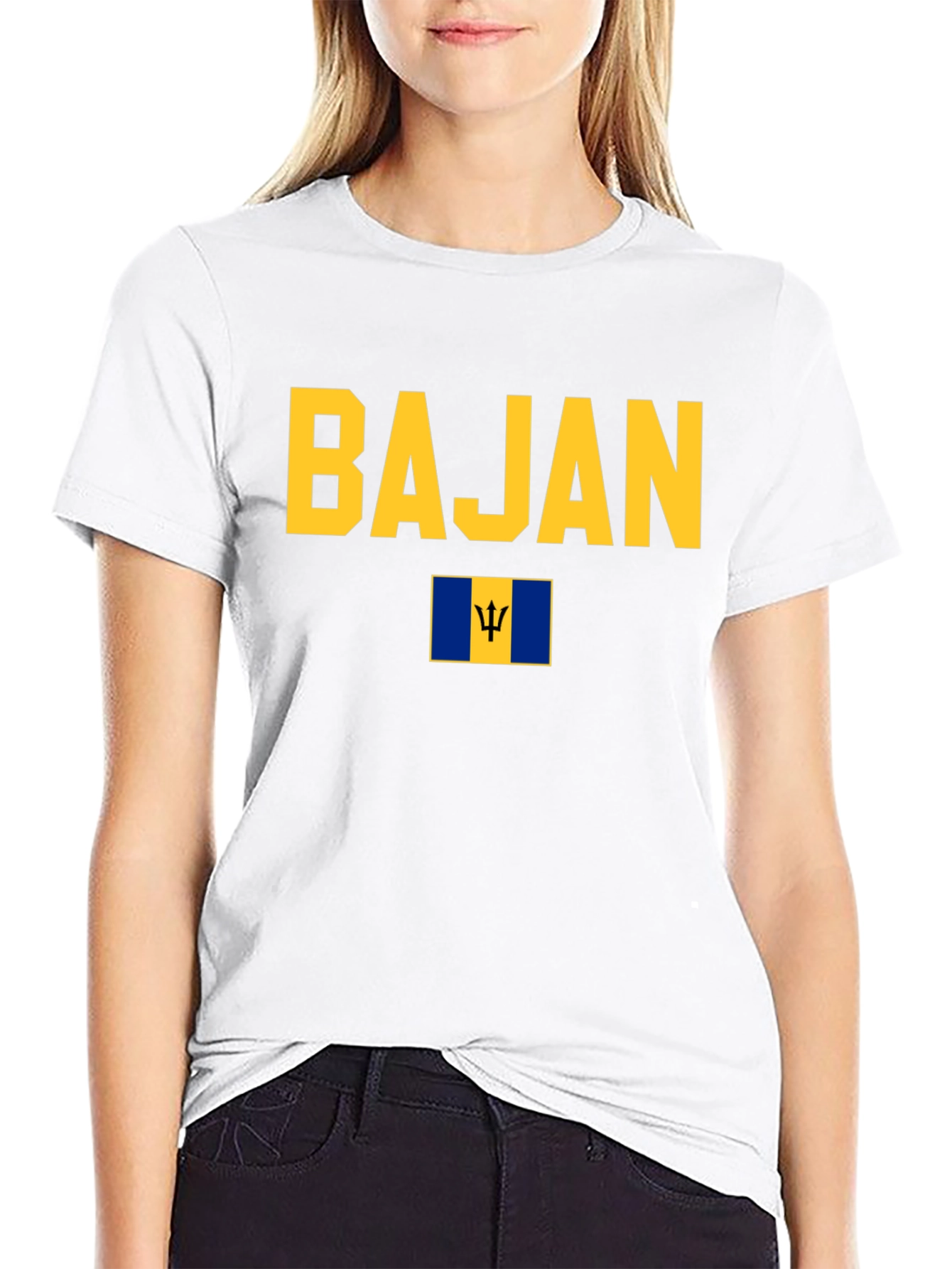Bajan Pride T-Shirt - Barbados Flag Tee