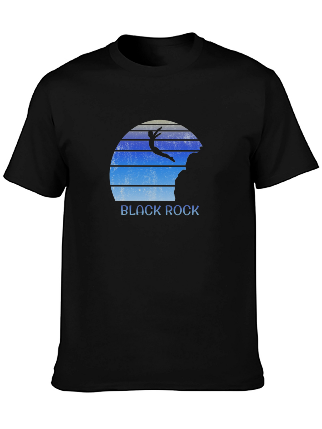 Black Rock Cliff Diver Graphic T-Shirt