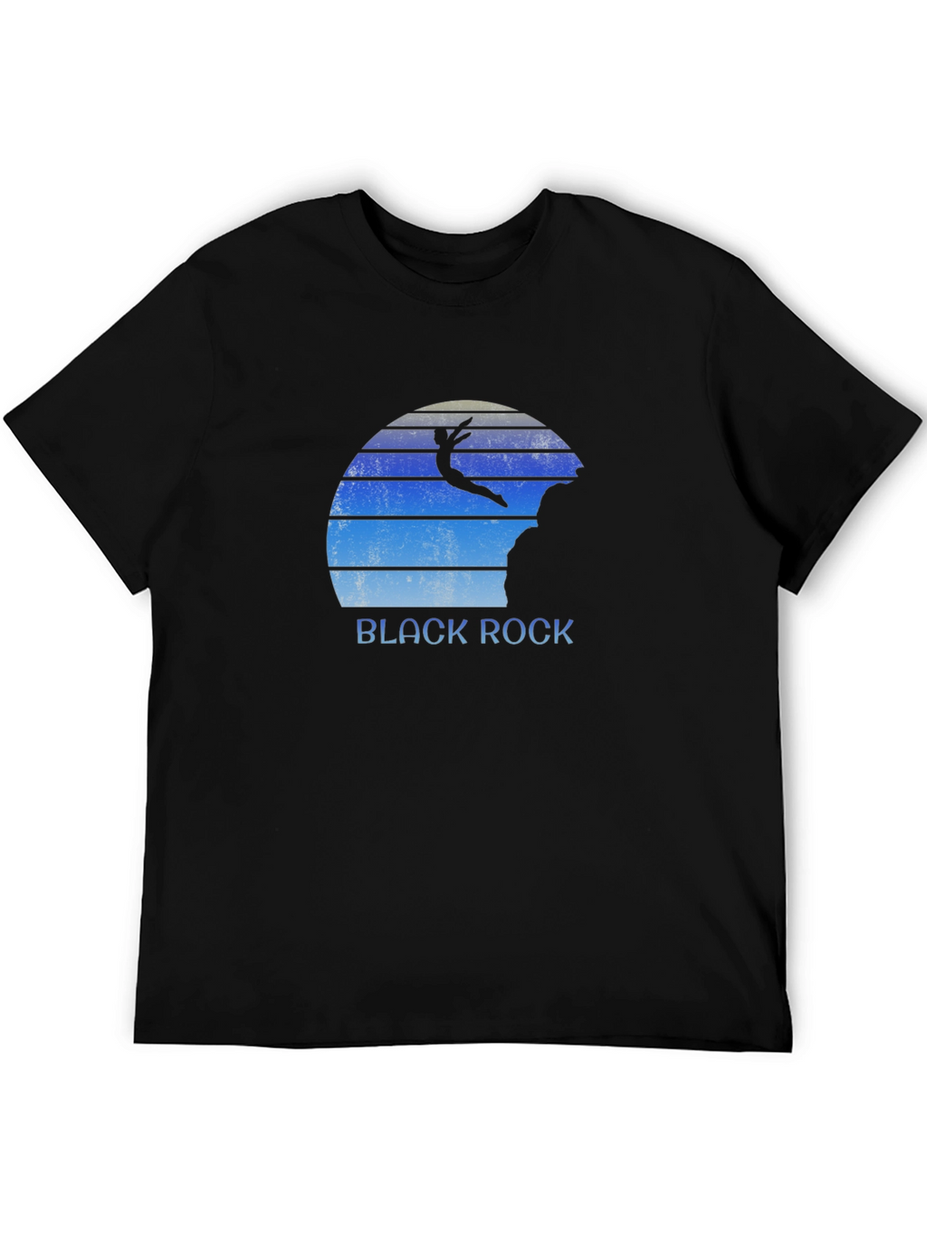 Black Rock Cliff Diver Graphic T-Shirt
