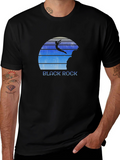 Black Rock Cliff Diver Graphic T-Shirt