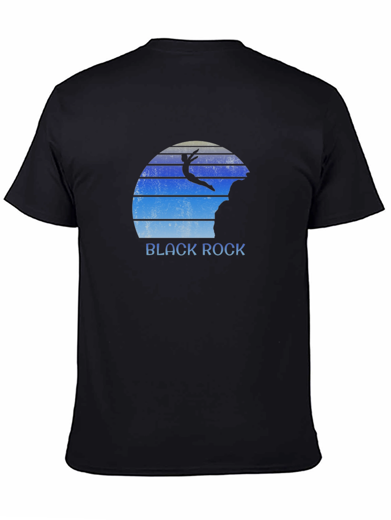 Black Rock Cliff Diver Graphic T-Shirt