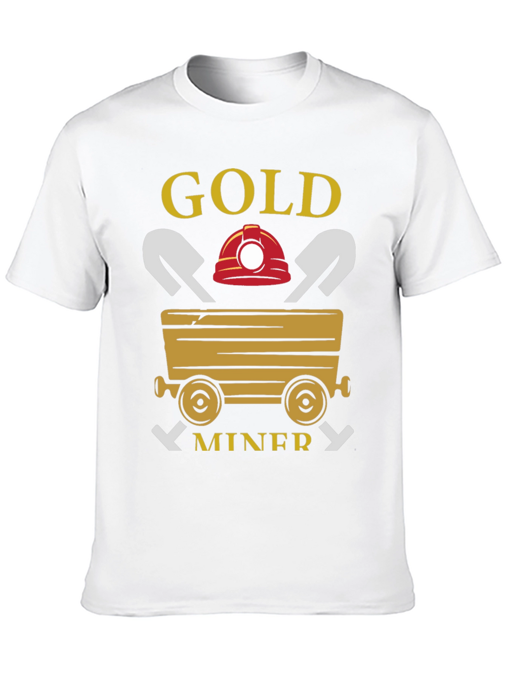 Gold Miner Graphic T-Shirt - Black