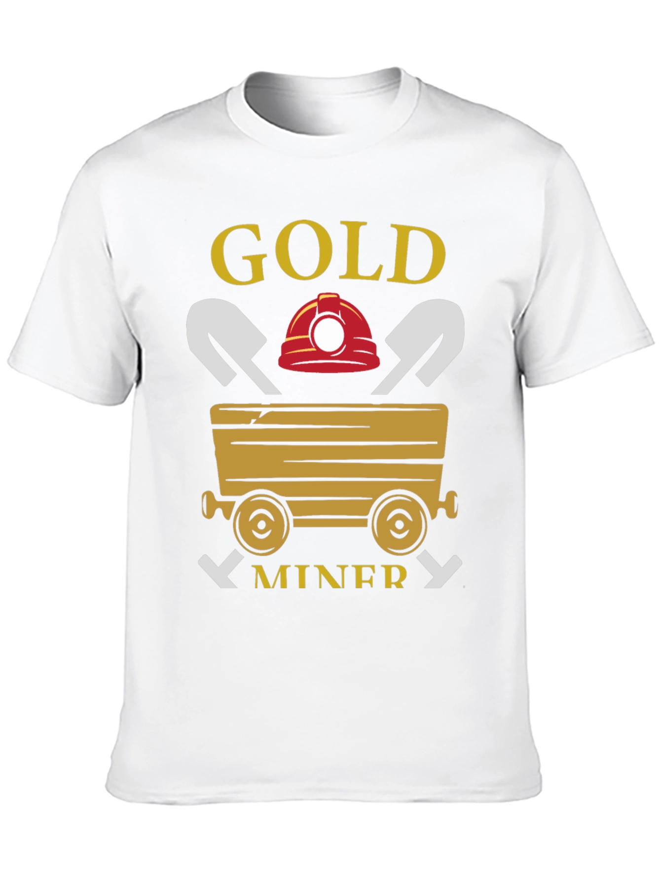 Gold Miner Graphic T-Shirt - Black