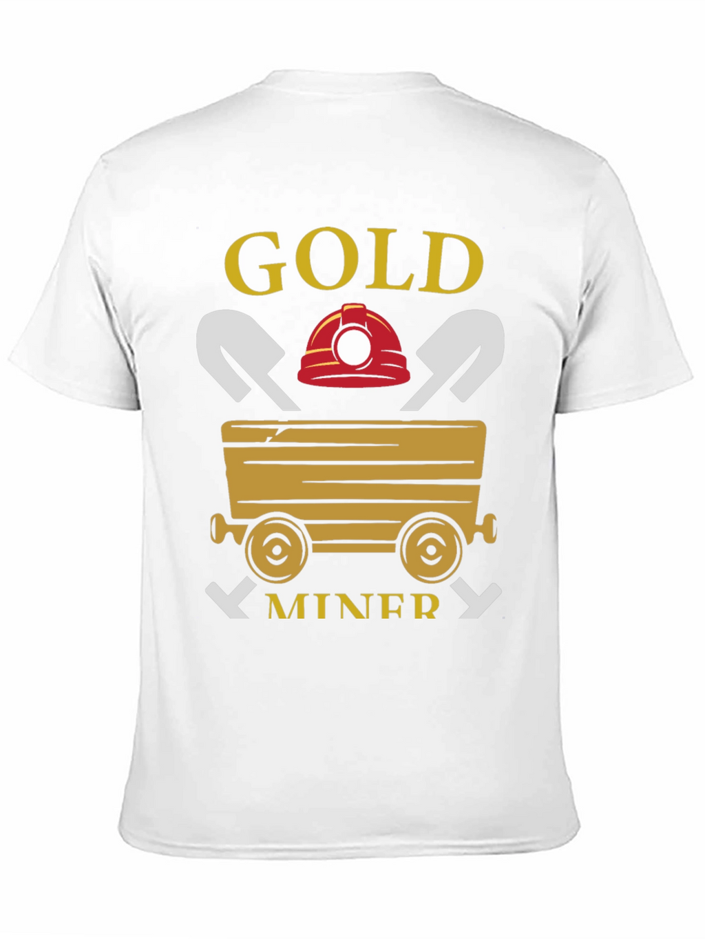 Gold Miner Graphic T-Shirt - Black