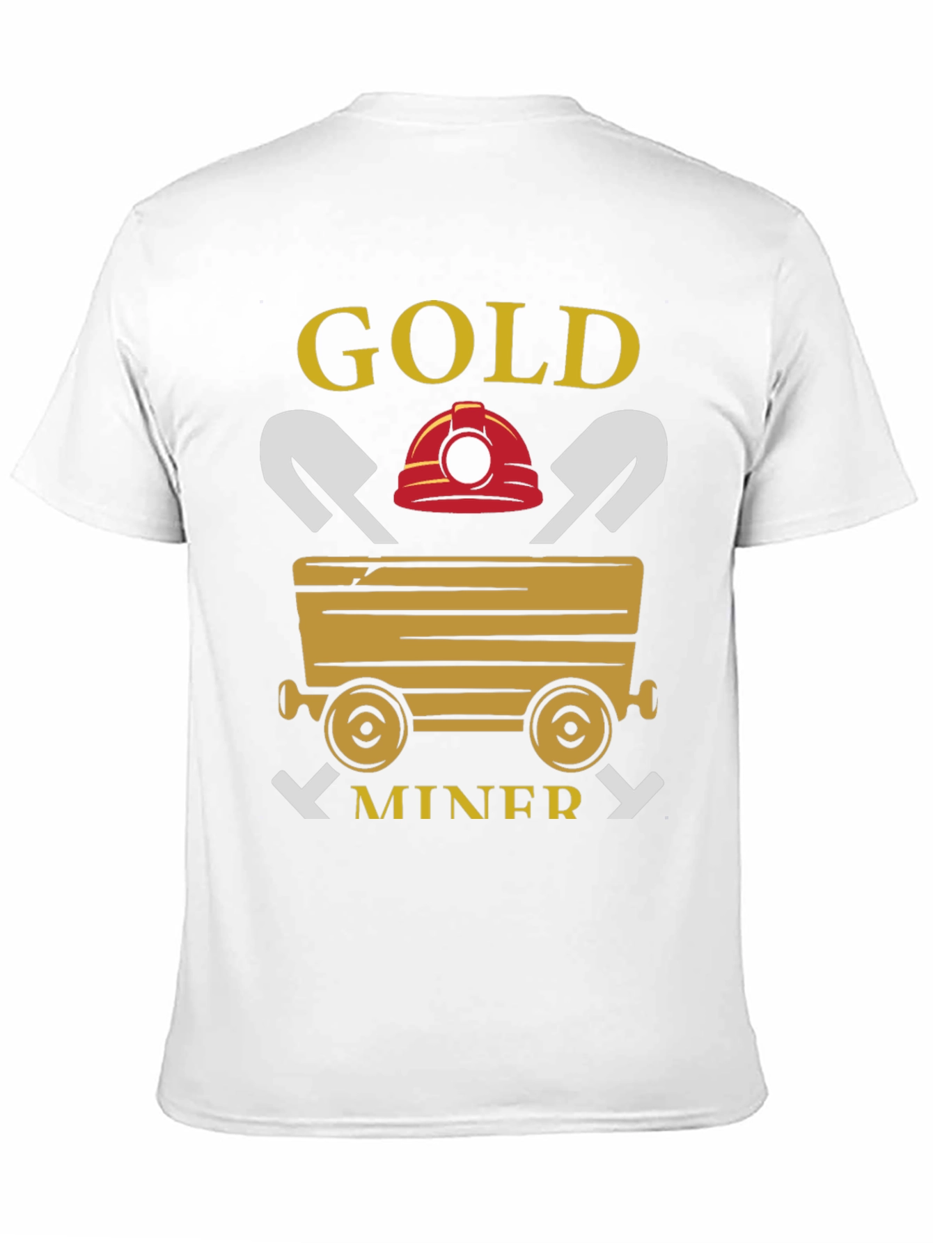 Gold Miner Graphic T-Shirt - Black