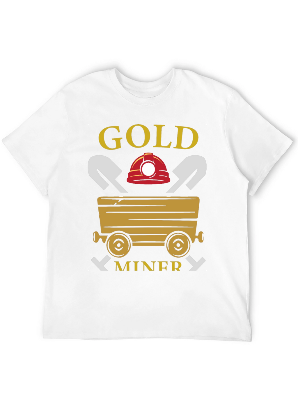Gold Miner Graphic T-Shirt - Black