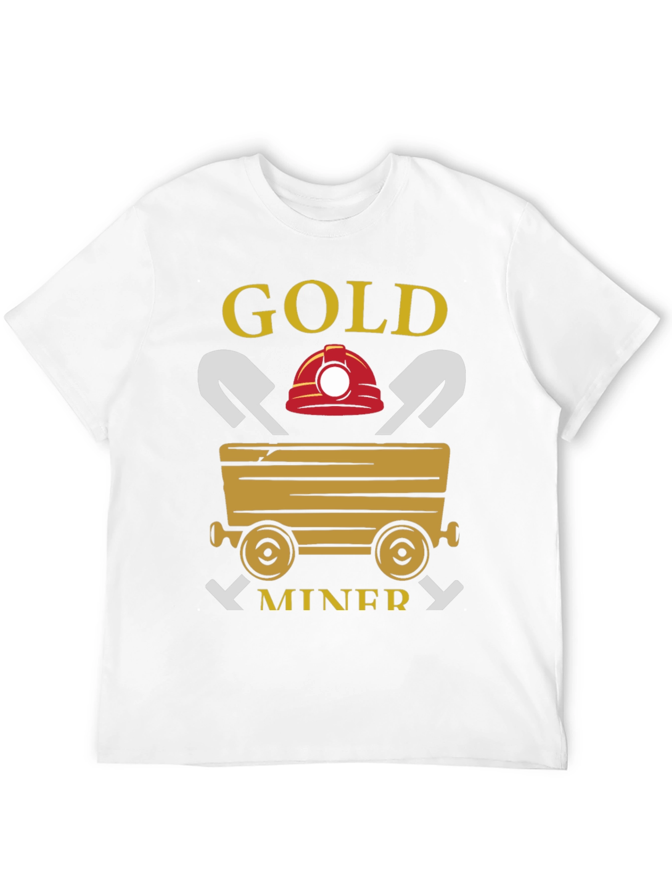 Gold Miner Graphic T-Shirt - Black