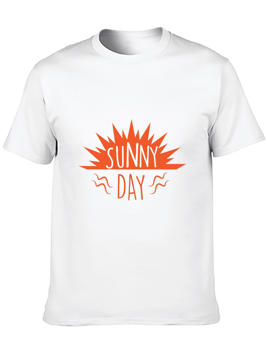 Sunny Day Graphic Tee - Black Casual T-Shirt