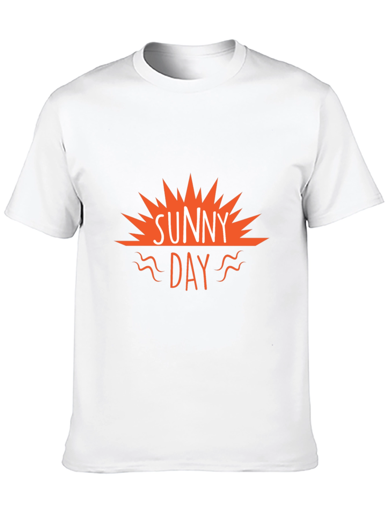 Sunny Day Graphic Tee - Black Casual T-Shirt