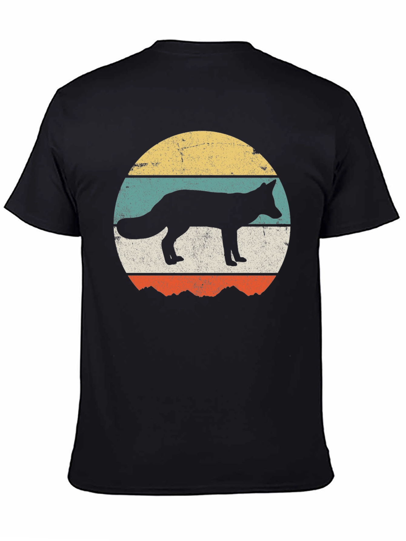 Retro Fox Graphic Tee - Vintage Style T-Shirt