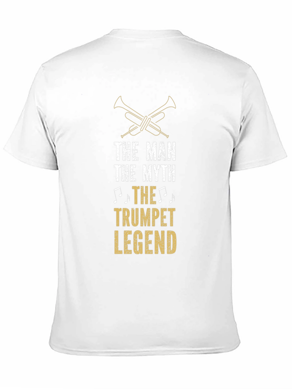 The Man The Myth Trumpet Legend Black T-Shirt