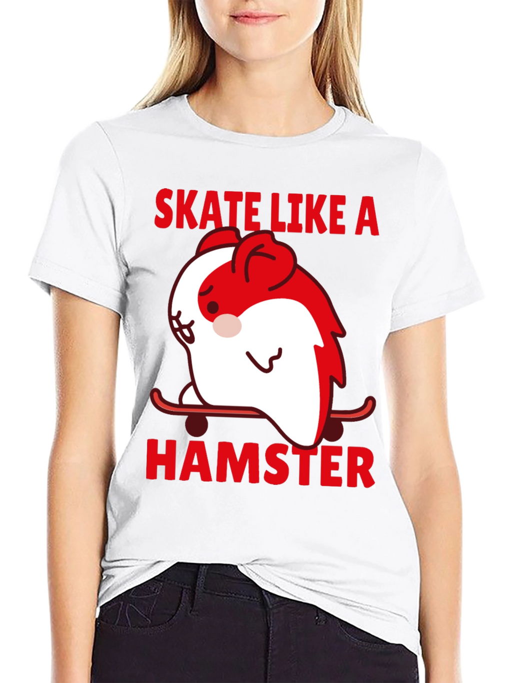 Skate Like A Hamster Graphic Tee