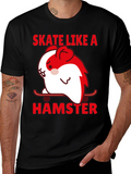 Skate Like A Hamster Graphic Tee