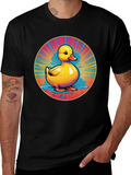 Rubber Duck Graphic Tee - Retro Style