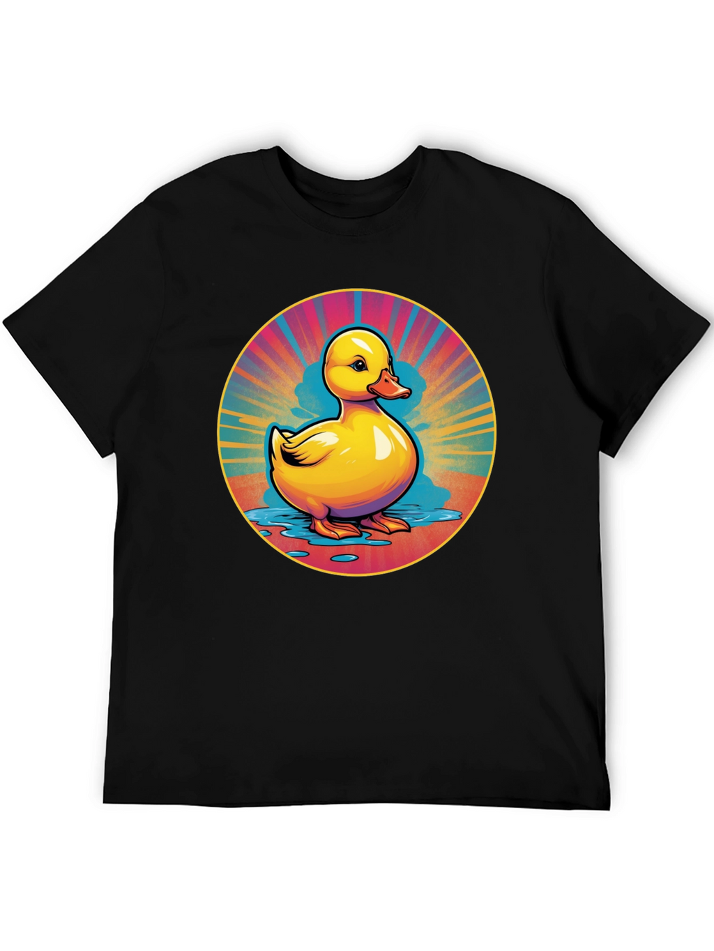 Rubber Duck Graphic Tee - Retro Style