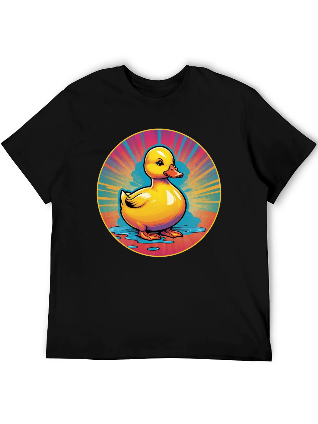 Rubber Duck Graphic Tee - Retro Style