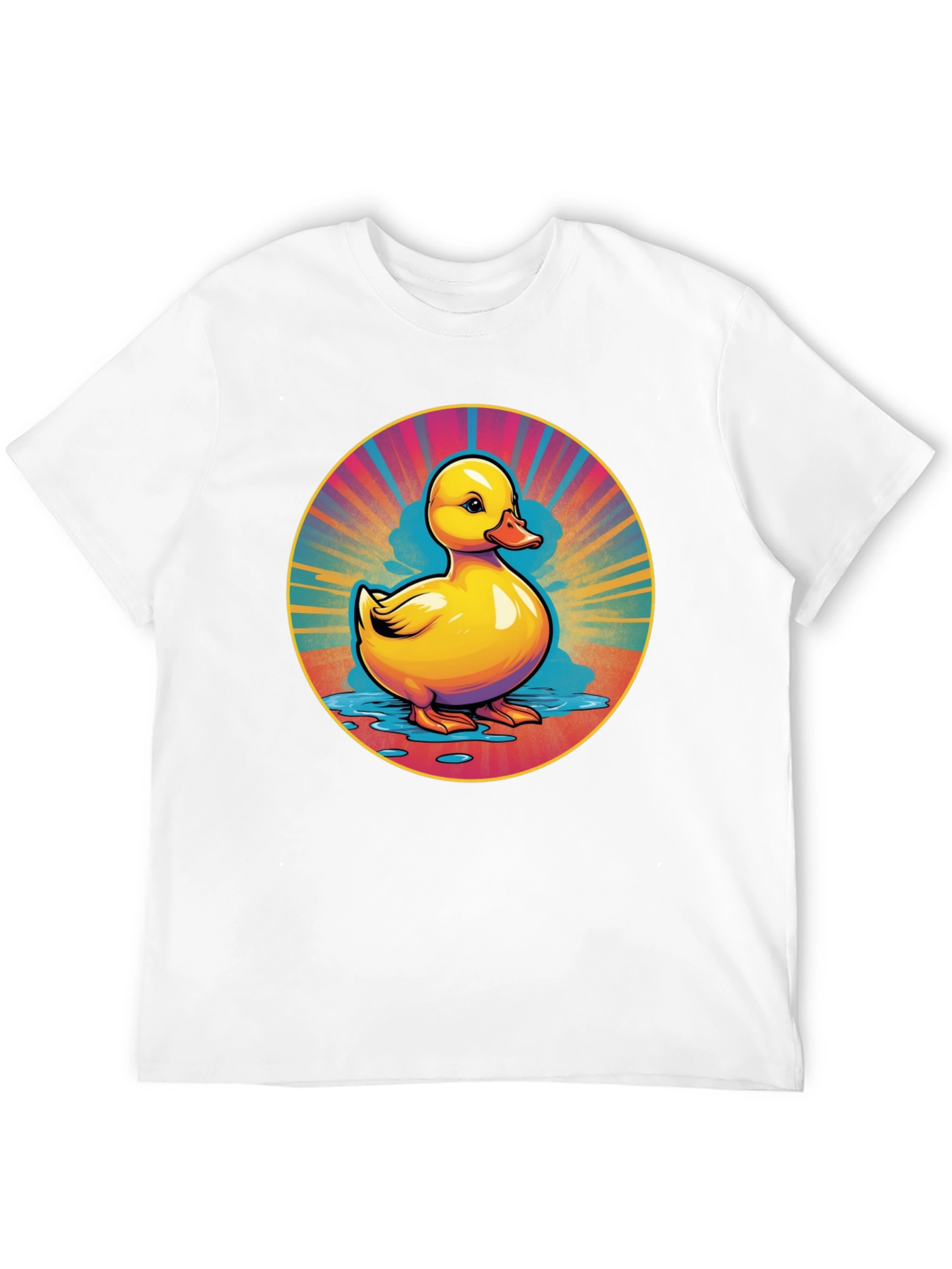 Rubber Duck Graphic Tee - Retro Style