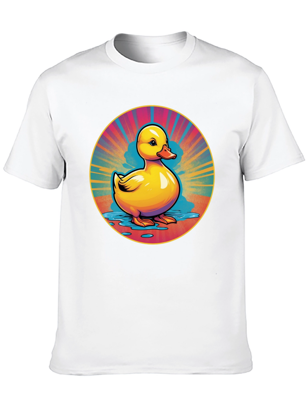 Rubber Duck Graphic Tee - Retro Style