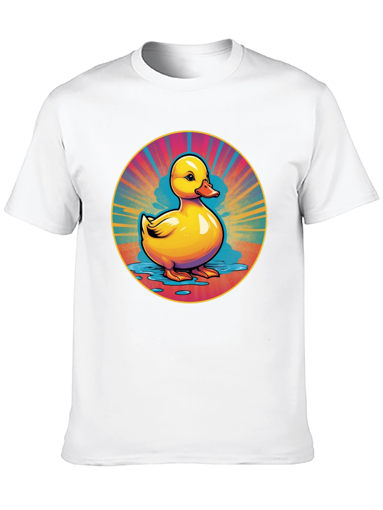 Rubber Duck Graphic Tee - Retro Style
