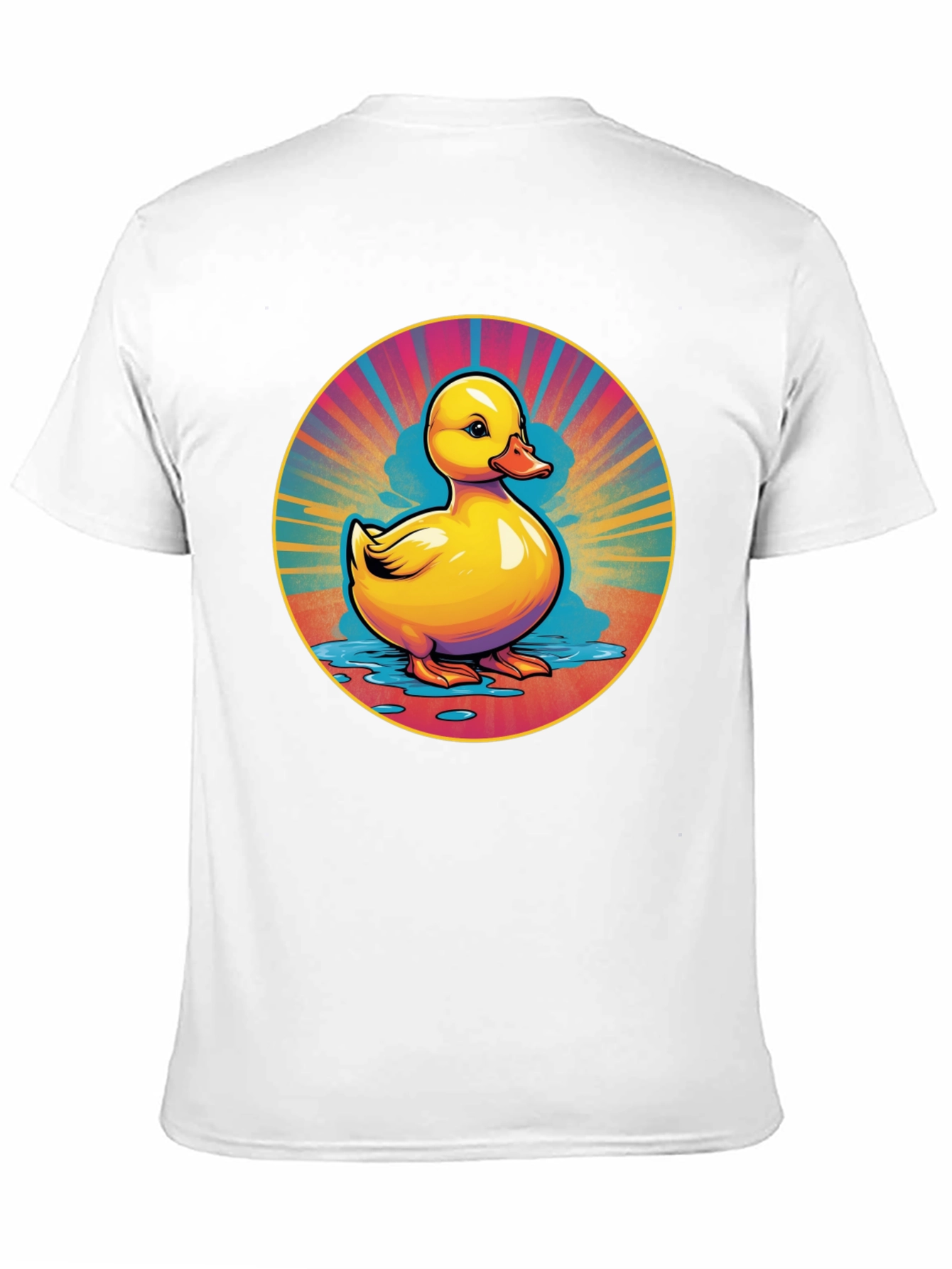 Rubber Duck Graphic Tee - Retro Style