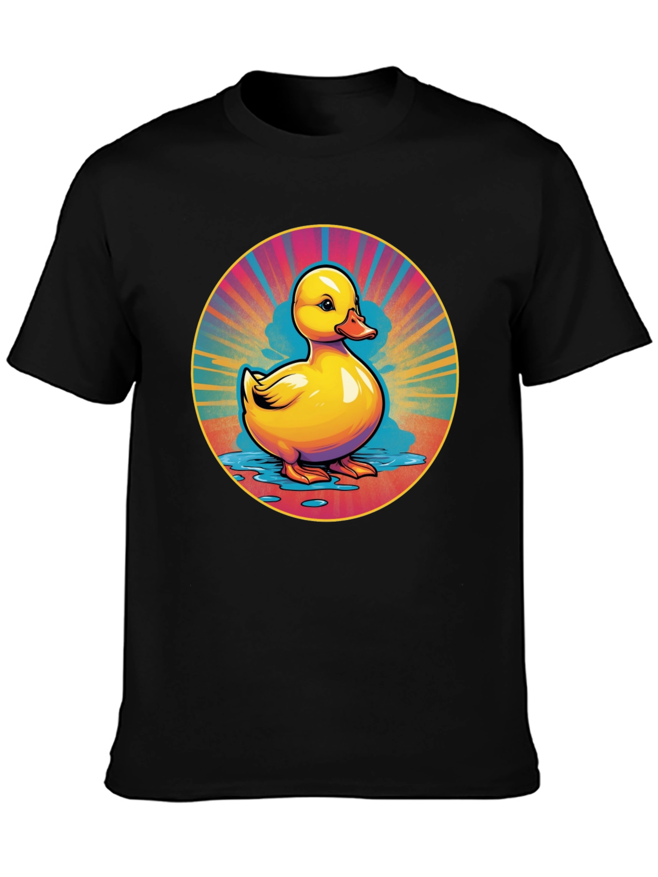 Rubber Duck Graphic Tee - Retro Style