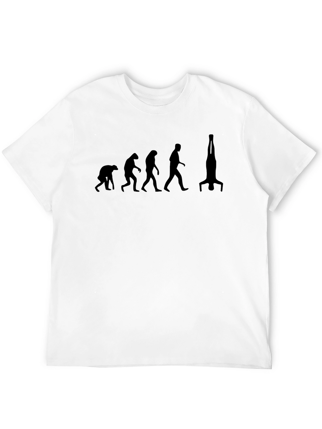 Evolution Headstand T-Shirt: Modern Fitness