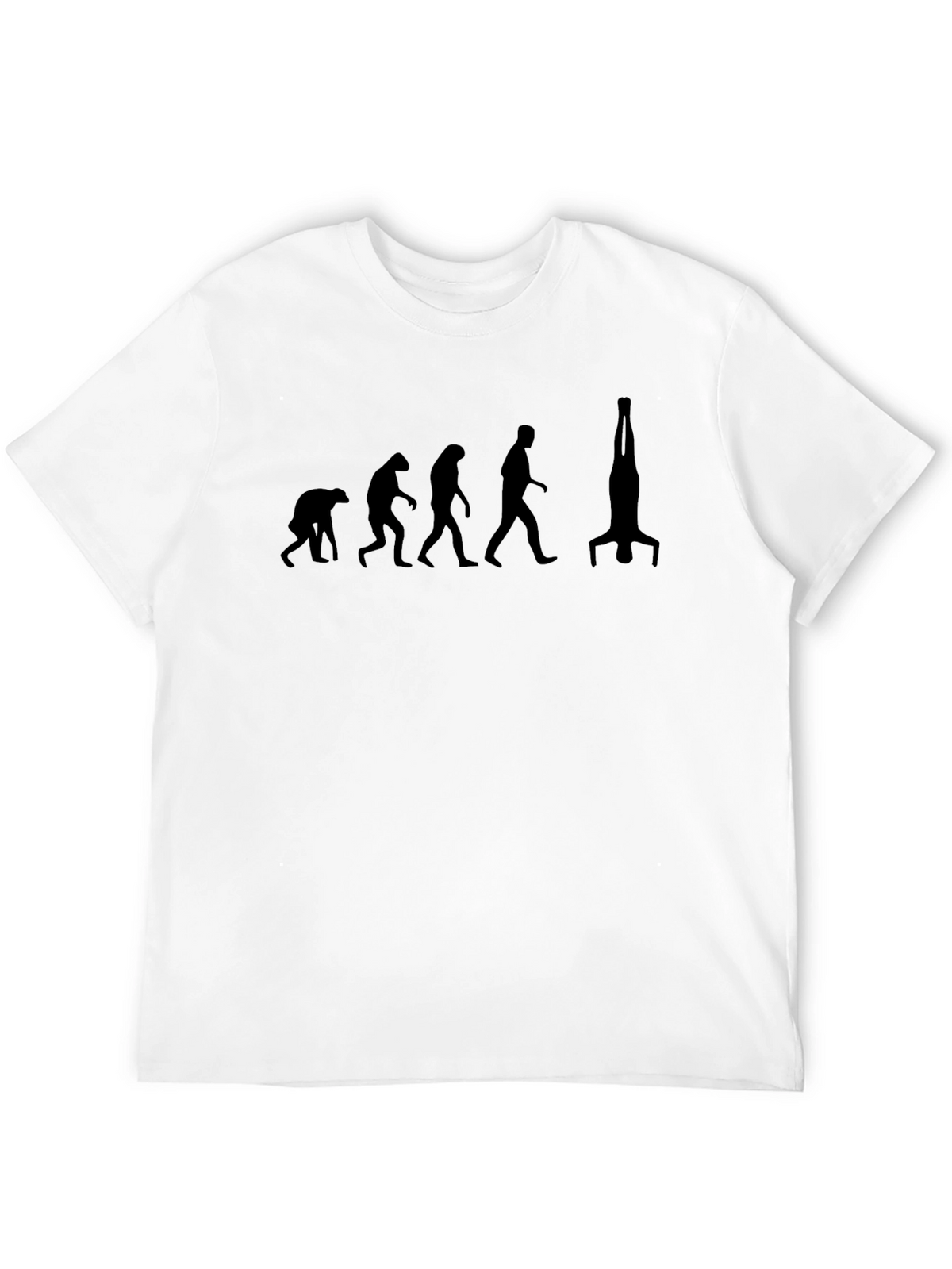 Evolution Headstand T-Shirt: Modern Fitness