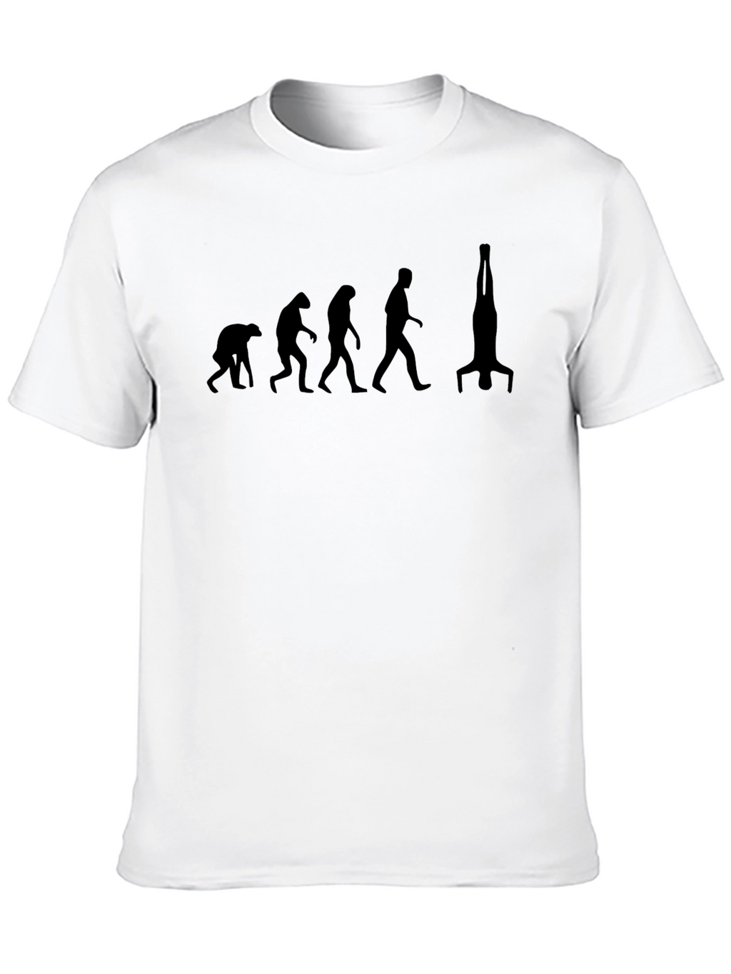 Evolution Headstand T-Shirt: Modern Fitness