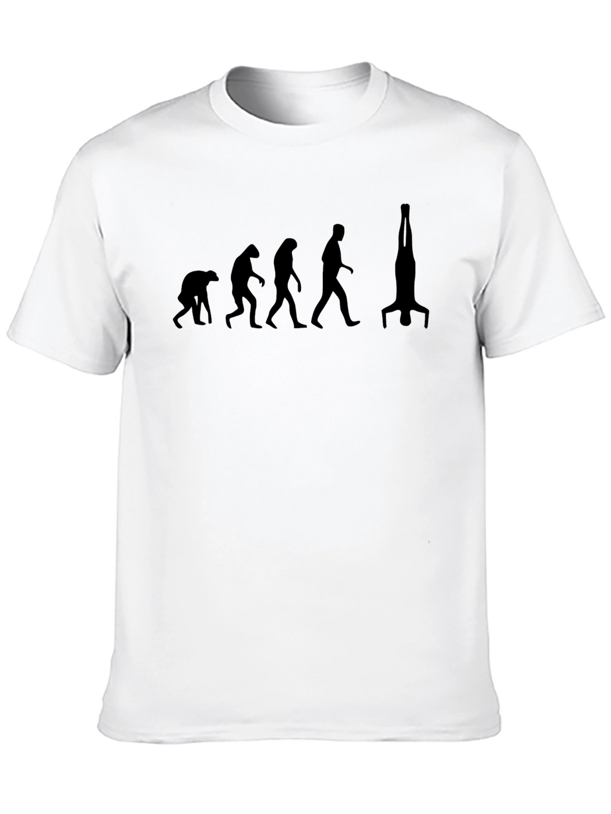 Evolution Headstand T-Shirt: Modern Fitness