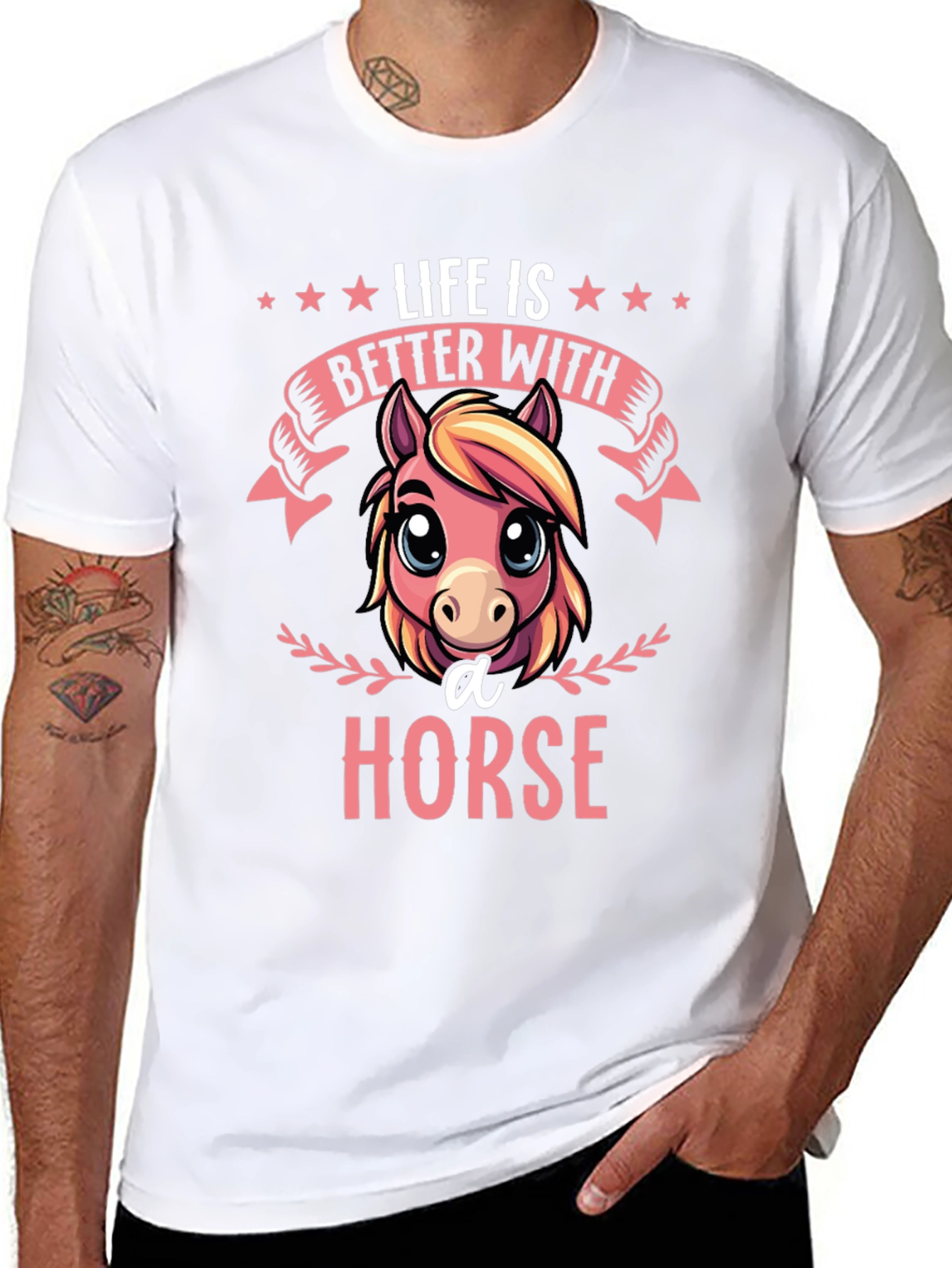 Life is Better With A Horse T-Shirt