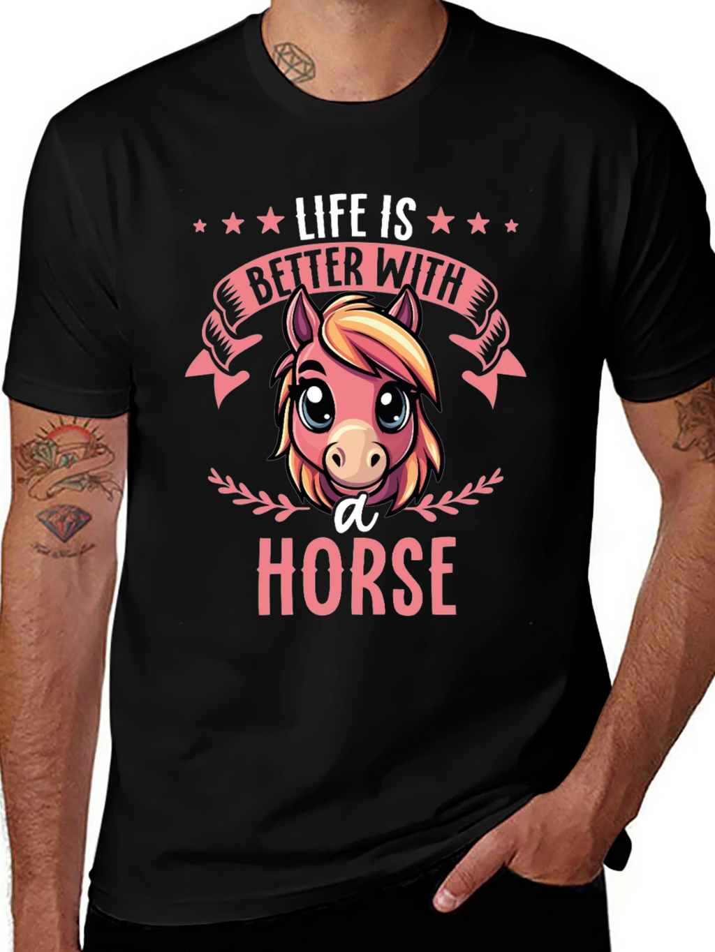 Life is Better With A Horse T-Shirt