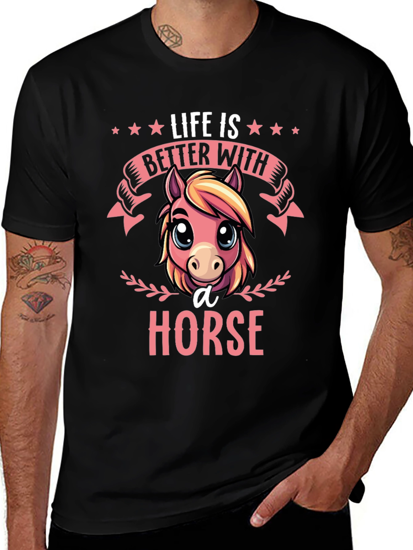 Life is Better With A Horse T-Shirt