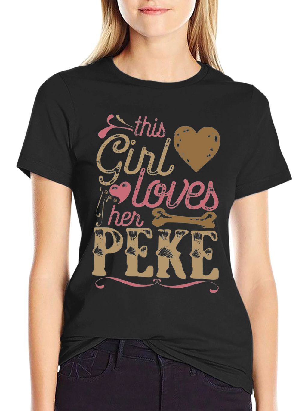 This Girl Loves Her Peke T-Shirt