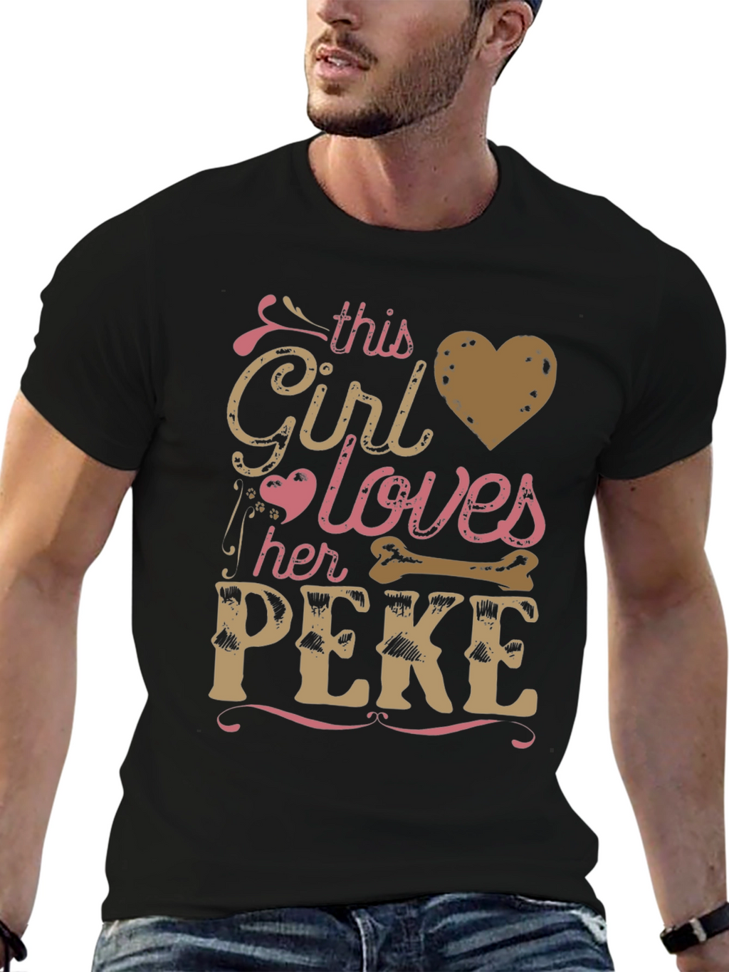This Girl Loves Her Peke T-Shirt