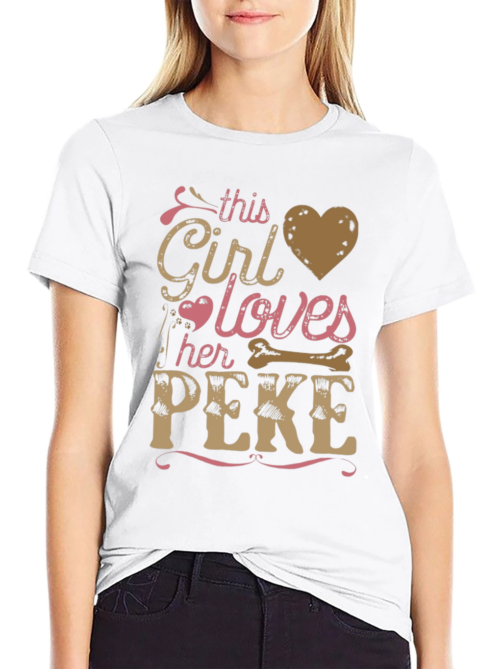 This Girl Loves Her Peke T-Shirt