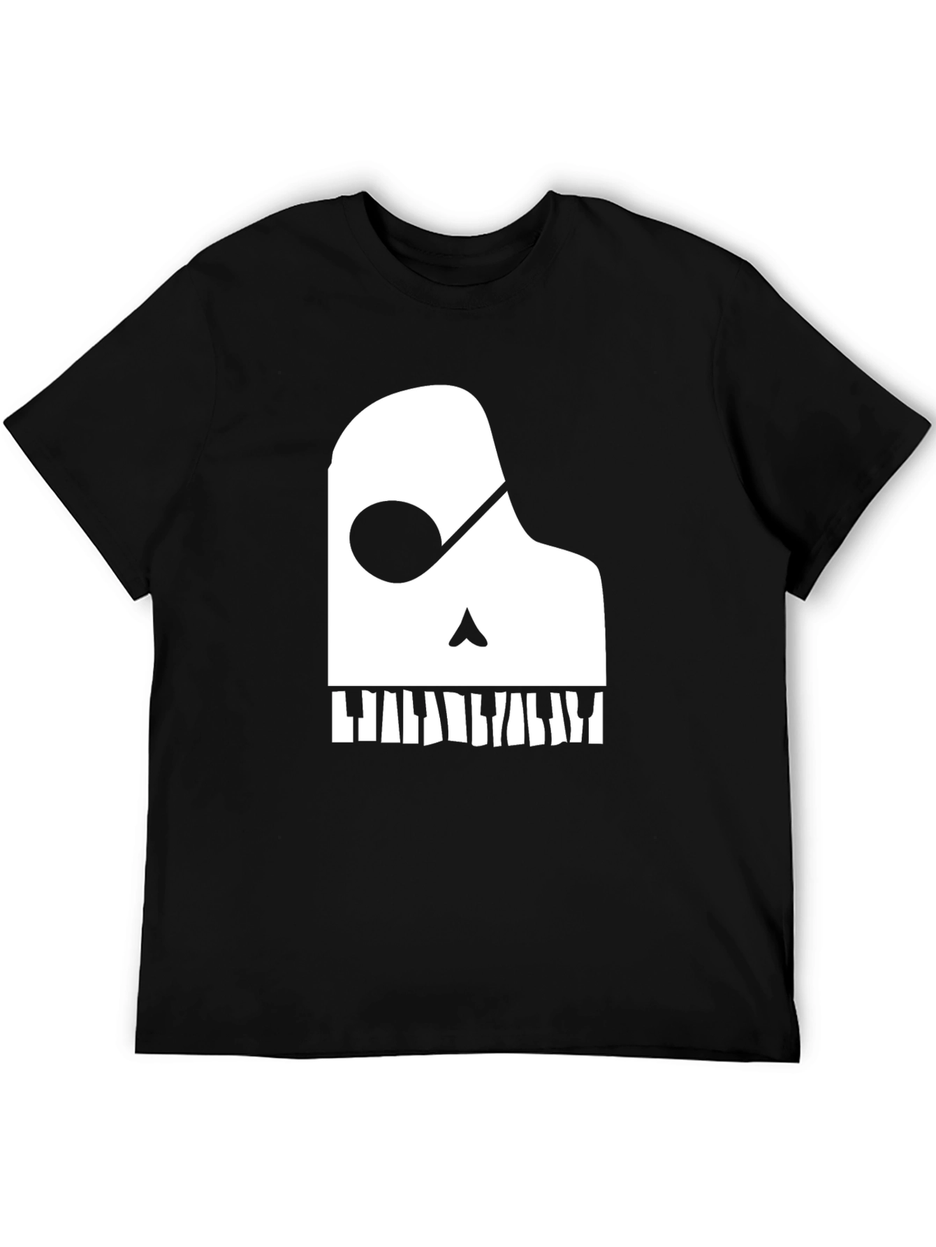 Piano Skull T-Shirt - Music Lover Tee