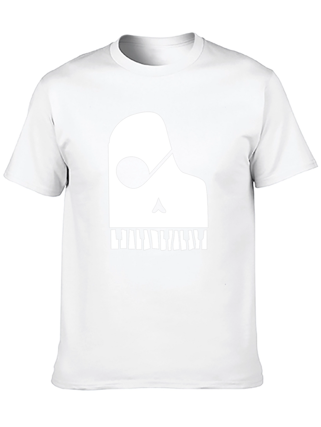 Piano Skull T-Shirt - Music Lover Tee