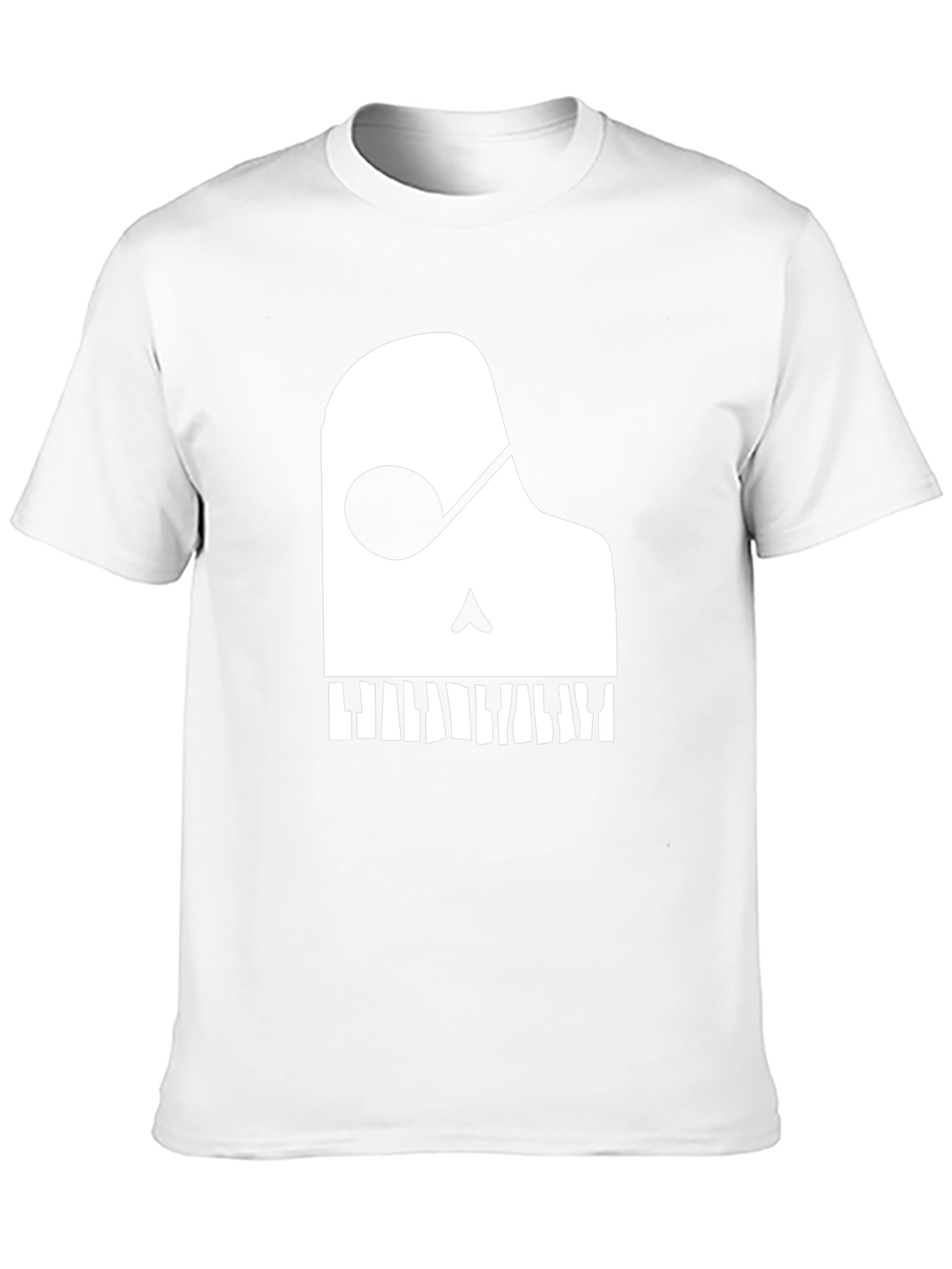 Piano Skull T-Shirt - Music Lover Tee