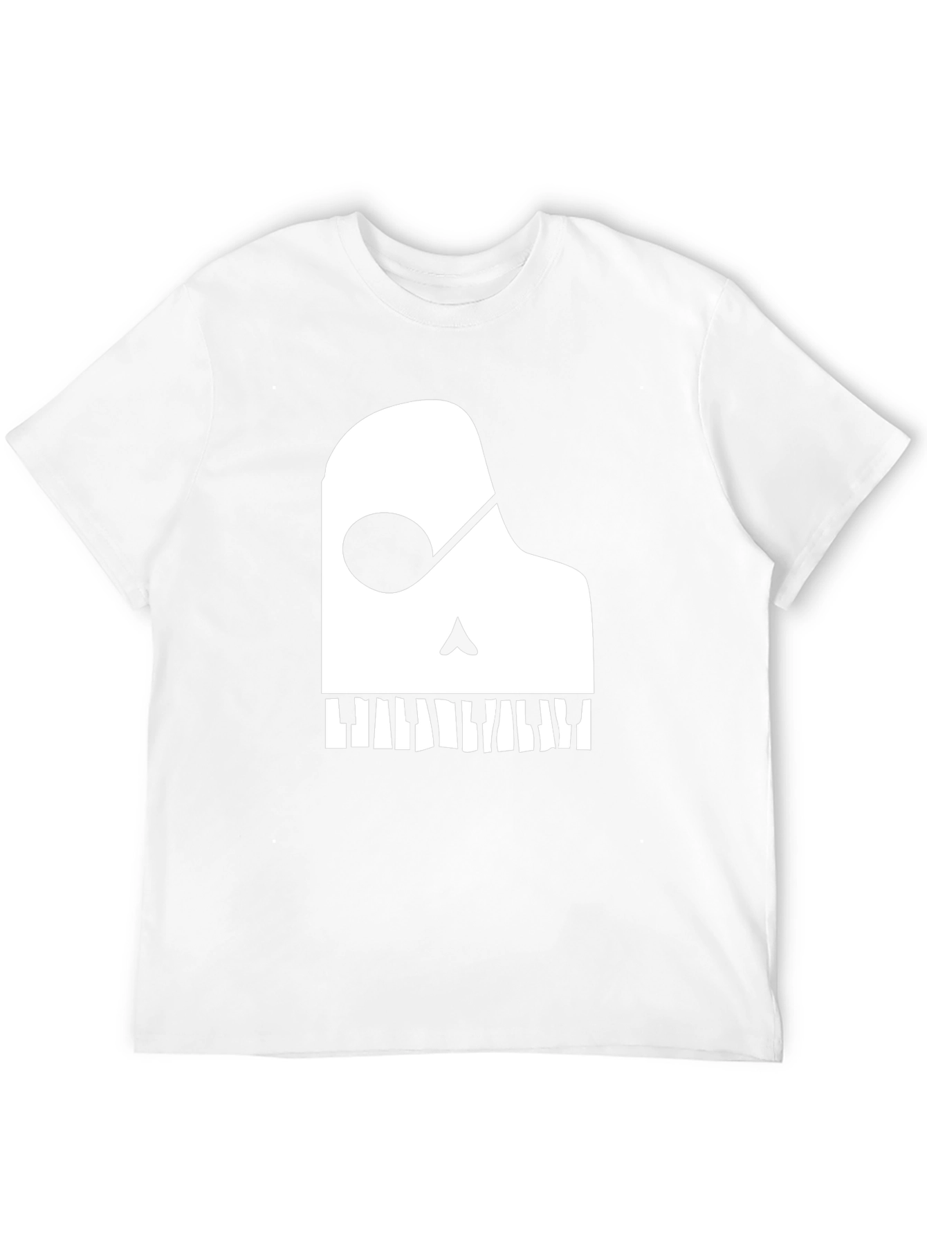 Piano Skull T-Shirt - Music Lover Tee