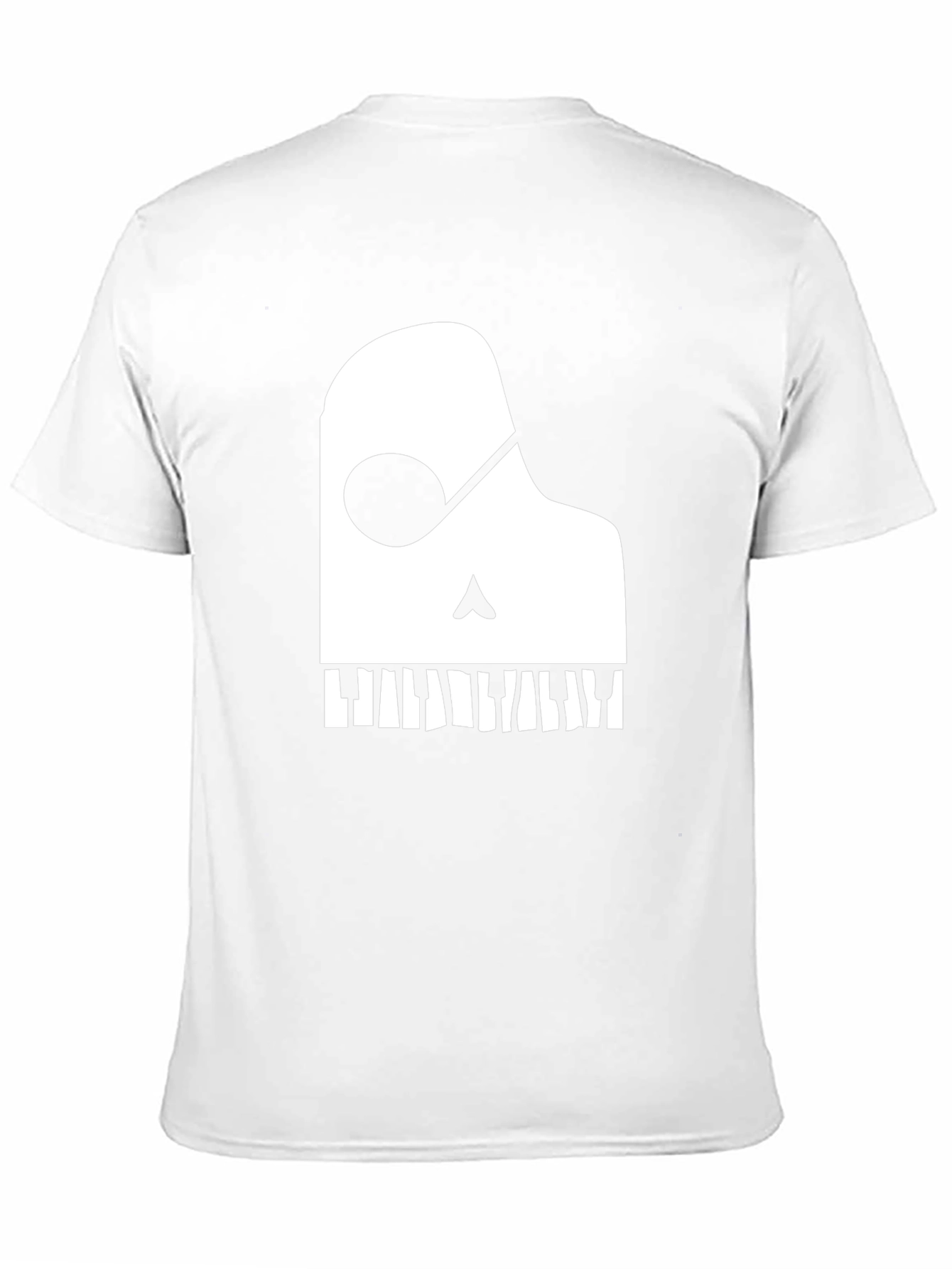 Piano Skull T-Shirt - Music Lover Tee