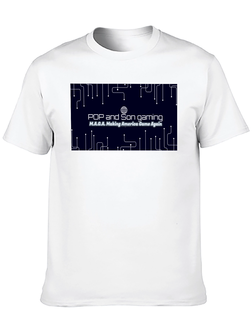 Pop and Son Gaming MAGA Black T-Shirt