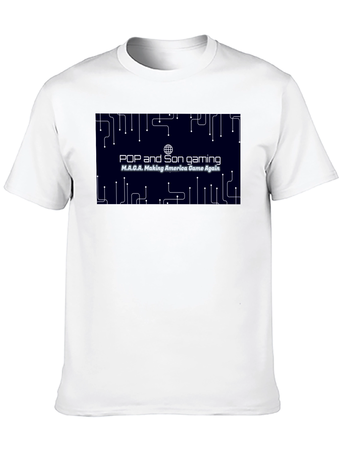 Pop and Son Gaming MAGA Black T-Shirt